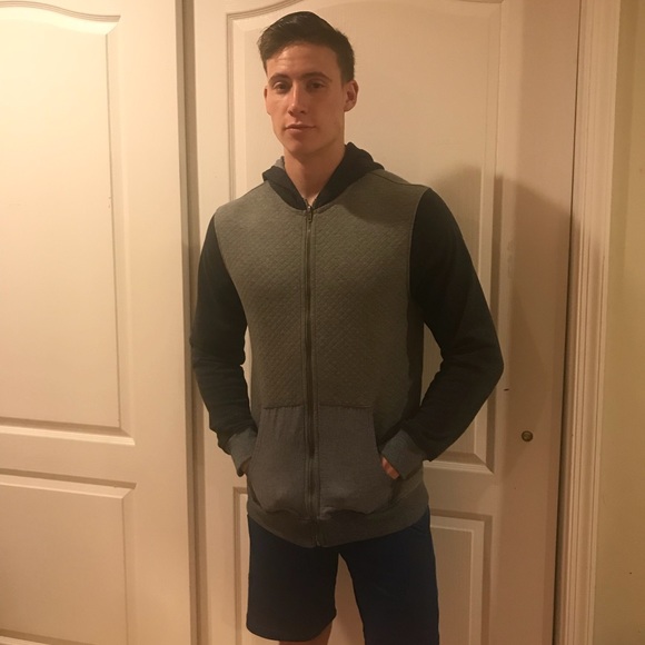 Sovereign Code Zip Up hoodie Gray-Dark - Picture 3 of 4